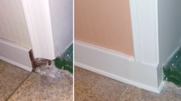 Tradinnove-Peinture-Elaerts-Réparation-plinthe-en-bois