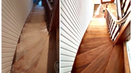 Tradinnove-Peinture-Elaerts-intérieur-Boiseries-Rénovation-Escalier-avant-après